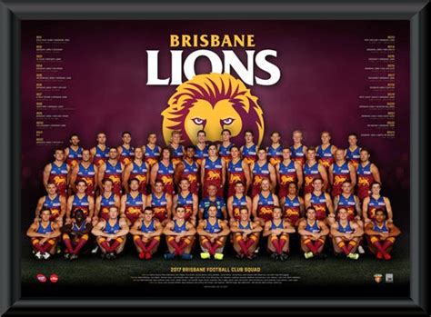 brisbane lions list 2017